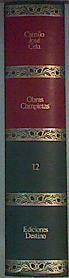Cajón de Sastre: Obras Completas Tomo 12 | 161100 | Cela, Camilo José