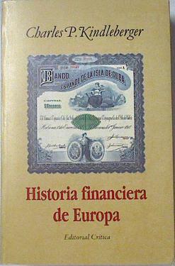 Historia financiera de Europa | 97043 | Kindleberger, Charles P.