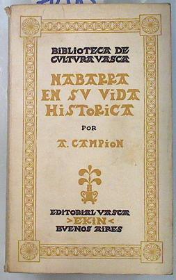 Nabarra en su vida historica | 70583 | Campion, Arturo