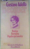 Poética, Narrativa, Papeles Personales | 160272 | Bécquer, Gustavo Adolfo