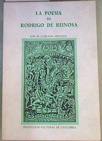 La Poesía de Rodrigo de Reinosa | 167445 | Cabrales Arteaga, J. Manuel