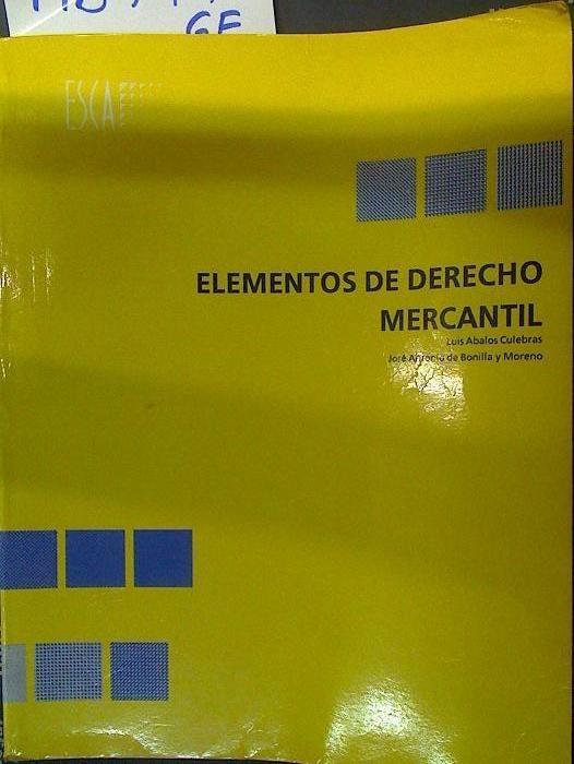 Elementos de derecho mercantil | 118794 | Ábalos Culebras, Sara