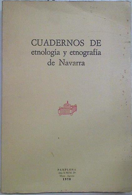 Cuadernos de etnología y etnografía de Navarra Nº 29 | 128604 | V.A.