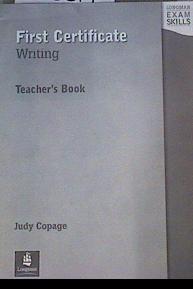 First Certificate Writing Teacher's Books | 163817 | Judy Copage