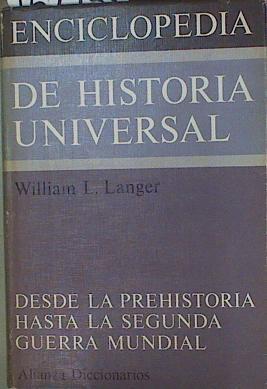 Enciclopedia de historia universal | 152983 | Langer, William L.