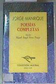 Poesías completas | 165080 | Manrique, Jorge