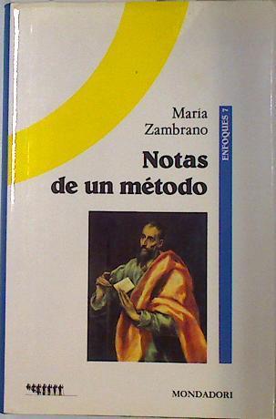 Notas de un método | 96619 | Zambrano, María