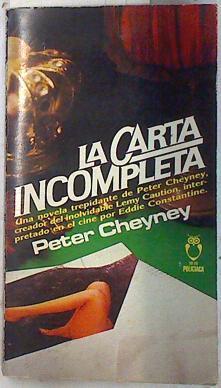 La carta incompleta | 72054 | Cheyney, Peter