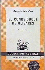 El Conde Duque De Olivares | 52864 | Marañón Gregorio