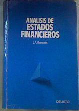 Análisis de estados financieros | 165323 | Berstein, Leopoldo A.