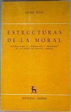 Estructura de la moral  estudios sobre la antropología y genealogía de las formas de conducta morale | 160828 | Wyss, Dieter