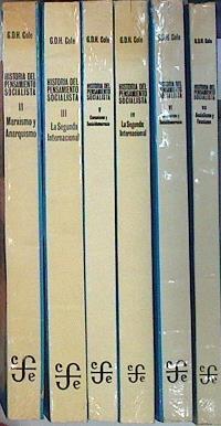 Historia del pensamiento Socialista Obra completa son  7 Tomos FALTA TOMO 1 | 111273 | G.D.H. Cole