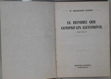 Hombre que compró un automóvil, el | 148497 | Fernández Flórez, Wenceslao