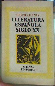 Literatura Española Siglo XX | 2869 | Salinas Pedro