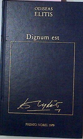 Dignum Est | 5323 | Elytis, Odysseas