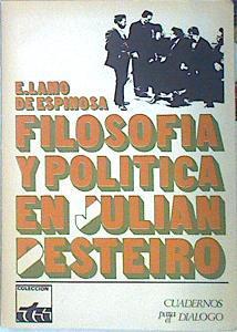 Filosofia Y Politica En Julian Besteiro | 17534 | Lamo De Espinosa Emilio