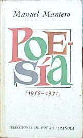 Poesía (1958 - 1971) | 48746 | Mantero Manuel