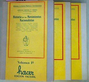 Historia De Los Movimientos Nacionalistas | 56127 | Rovira Y Virgili