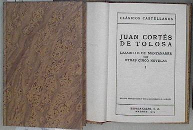 Lazarillo de Manzanares Obra completa 2 tomos | 145785 | Cortés de Tolosa, Juan