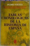 Tablas Cronologicas De La Historia De España | 7985 | Voltes Bou Pedro