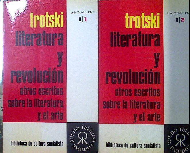 Literatura Y Revolución Otros Escritos Sobre La Literatura Y El Arte 2 Tomos | 63554 | Trotski León