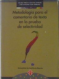 Metodología para comentario de texto en la prueba de selectividad | 121040 | Priego, Hilario