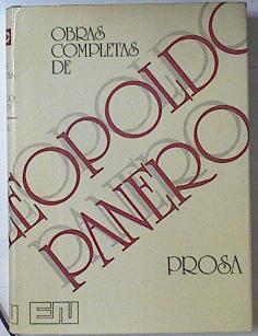 Leopoldo Panero: Obras completas. (Tomo 2) Prosa | 121093 | Panero, Leopoldo