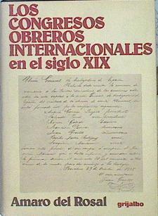 Los Congresos Obreros Internacionales En El Siglo XIX | 42669 | Rosal Amaro Del