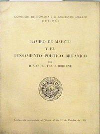 Ramiro de Maeztu y el pensamiento político británico | 147985 | Fraga Iribarne, Manuel