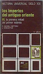 Los Imperios Del Antiguo Oriente III. Primera Mitad del Primer Milenio | 37182 | Cassin/ Bottero/ Ver