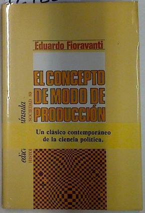 El concepto de modo de producción | 129228 | Fioravanti, Eduardo