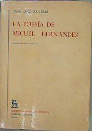 La Poesía De Miguel Hernández | 59489 | Cano Ballesta Juan