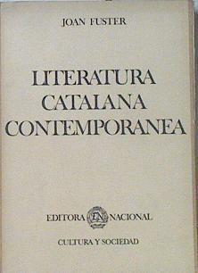 Literatura Catalana Contemporánea | 120253 | Fuster, Joan