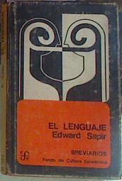 El Lenguaje | 18972 | Sapir Edward