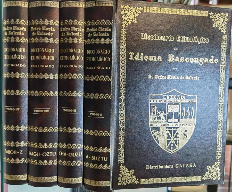 Diccionario Etimológico Del Idioma Bascongado. Obra completa 4 Tomos | 54174 | Pedro Novia De Salcedo/Arístides de Artiñano., Prologo biografico