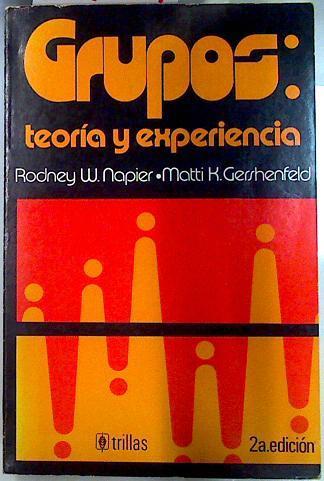 Grupos: Teoría y Experiencia | 134467 | Napier, Rodney W/Gershenfeld, Matti K