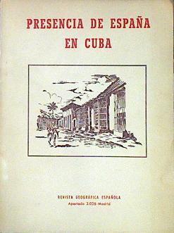 Presencia De España En Cuba Revista Geográfica Española. | 45511 | Vv.Aa.