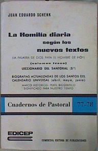 La Homilía diaria según los nuevos textos. vol XIII - 13. La palabra de Dios para el hombre de Dios | 151048 | Schenk, Juan Eduardo