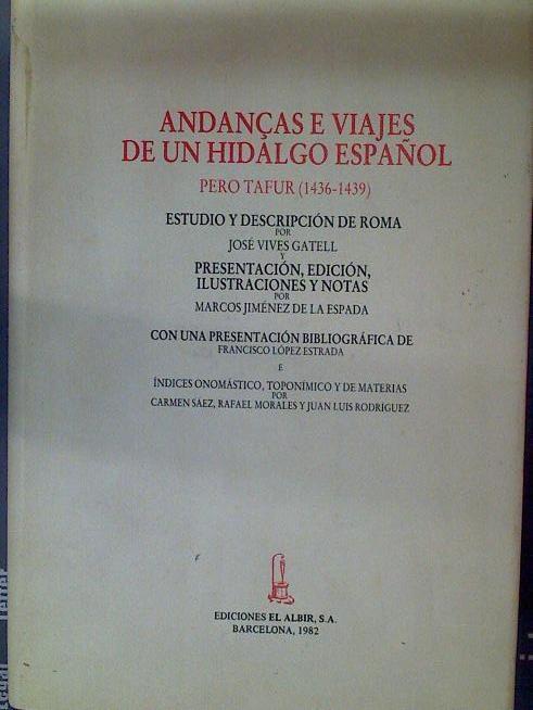 Andanças e viajes de un hidalgo español Pero Tafur (1436-1439) (Facs) | 118543 | Pero Tafur