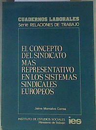 Concepto de sindicato más representativo en los sistemas sindicales | 161628 | Montalvo Correa, Jaime