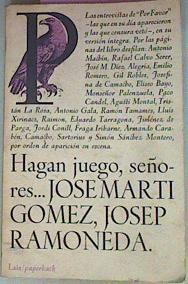 Hagan Juego Señores | 23389 | Ramoneda Josep  Marti Jose